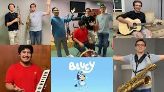 Bluey Theme Song on Real Instruments [upl. by Piero]