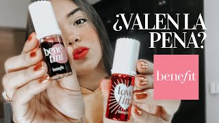 PROBANDO TINTAS PARA LABIOS DE BENEFIT [upl. by Fairfax472]