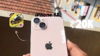 iPhone 13 ₹20000 😯  iPhone 13 Unboxing  iPhone 13 free fire test  iPhone 13 Review in Hindi [upl. by Jeffy770]