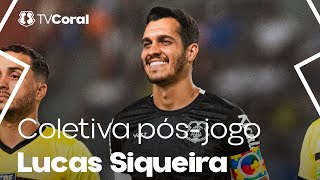 TV Coral  Coletiva pósjogo com Lucas Siqueira [upl. by Svend]