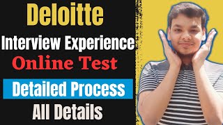 Deloitte Interview Experience  Deloitte Interview Questions  Analyst  76 LPA  Online Test [upl. by Sauer]