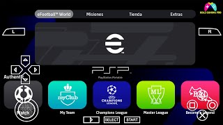 eFootball 2024 PPSSPP Chelito 19  PES 2024 PSP C19 ISO No Savedata amp No Textures Graphics 4k [upl. by Hniht]