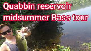 Quabbin Reservoir Midsummer Bass tour [upl. by Reffotsirhc]