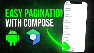 How to Implement Pagination With Jetpack Compose  Android Studio Tutorial [upl. by Ateuqram605]