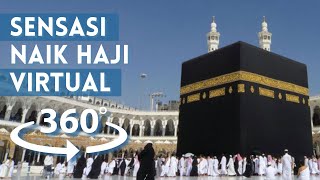 Melihat keindahan KABAH dari dekat  MAKKAH  Video 360° [upl. by Aneert]