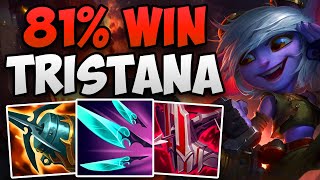 HE HAS 81 WIN RATE TRISTANA IN CHALLENGER  CHALLENGER TRISTANA ADC GAMEPLAY  Patch 146 S14 [upl. by Amr638]