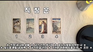 ★ 직장운 ★ 직장 내 나의 상황 ★ 내가 가진 에너지 ★회사 사람들이 보는 나 ★ 앞으로 펼칠 내 능력 ★ 내가 만날 귀인 ★ 가까운 미래의 이슈 ★ 조언 ★ [upl. by Alletse729]