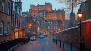 Edinburgh Scotland  Night amp Day Walking Tour 4K HDR 60fps [upl. by Enyallij]