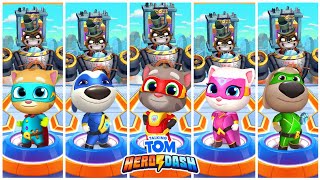 Talking Tom Hero Dash Unlock all the heroes amp Defeat Every Boss in Superworld  Gameplay [upl. by Harding230]