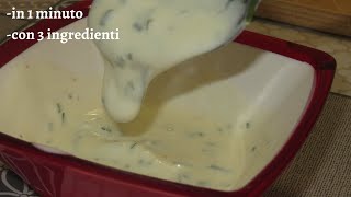 Salsa allo yogurt solo 3 ingredienti La ricetta perfetta [upl. by Auqinet]