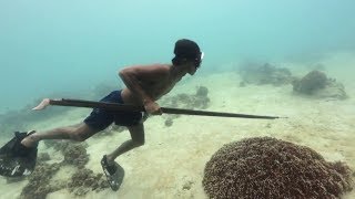 EARTH DAY DIARY – Badjao Spearfishermen Spearfishing in Bohol Philippines [upl. by Adis]