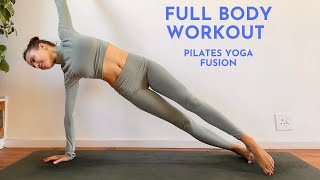 19 Min Pilates Yoga Fusion  Full Body Workout [upl. by True]