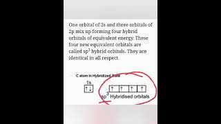 sp3 hybridization in alkanes [upl. by Amiaj]