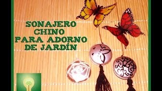 SONAJERO chino para adorno jardín 2ª parte [upl. by Sakiv]