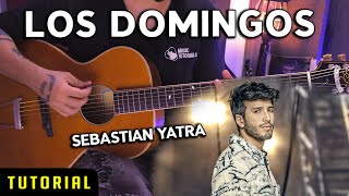 Tutorial quotLos Domingosquot de Sebastián Yatra en Guitarra PDF GRATIS [upl. by Eneryc463]