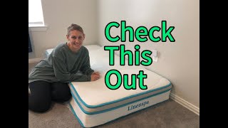 Linenspa 10 Inch Memory Foam and Spring Mattress Review [upl. by Lertsek]