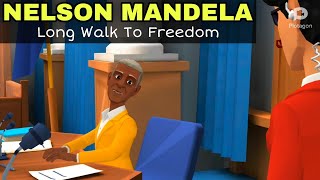 Nelson Mandela Long Walk To Freedom  Class10th Summary  Animated [upl. by Flyn]