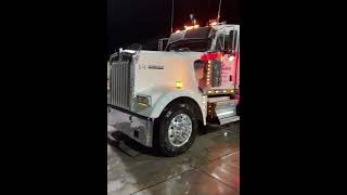 Kenworth W900 Day Cab Logging Truck [upl. by Nekciv]