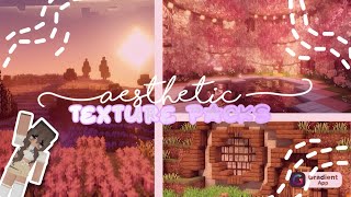 ˗ˏˋ Minecraft pe ´ˎ˗ aesthetic Minecraft texture packs ・❥・   for 119 ☁️🌻 ﹒⪩⪨﹒ [upl. by Lose749]