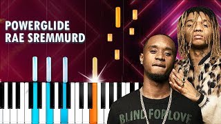 Rae Sremmurd  quotPowerglidequot Piano Tutorial  Chords  How To Play  Cover [upl. by Giulia]