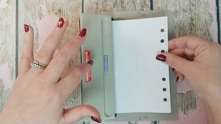 Using The Amazon Hole Punch PU462 With Template For A5 B6 Planners [upl. by Ellehcram]