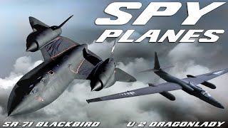 SPY PLANES SR71 Blackbird And U2 Dragonlady  Skunk Works Masterpiece Aircraft [upl. by Ranip]