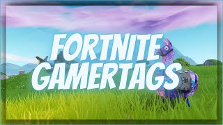 Best Fortnite Gamertags in 2023 Not Taken [upl. by Publia]