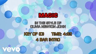 Olivia Newton John  Magic Karaoke [upl. by Subak832]