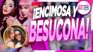 Belinda de encimosa y besucona con Kenia Os le quiere robar seguidores [upl. by Maxy158]