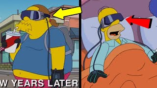 LOS SIMPSON PREDIJERON las APPLE VISION PRO Lentes de Apple [upl. by Oicirbaf729]