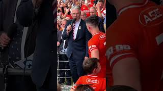 Jarlath Burns Speech Armagh Vs Galway [upl. by Schuman461]