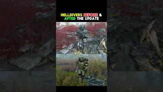 HELLDIVER 2 PLAYERS BEFORE AND AFTER THE UPDATE Apofes92 [upl. by Us]