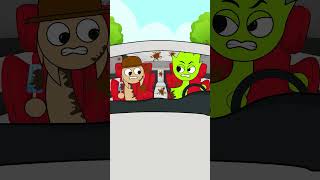 SPRUNKI Unsanitary Driver sprunki memes memeanimation shorts animation [upl. by Aikahs]