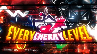 EVERY CHERRY TEAM LEVELS  in 8K UHD Full Detail  Geometry Dash 22 [upl. by Joashus]