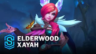 Elderwood Xayah Wild Rift Skin Spotlight [upl. by Melamie]