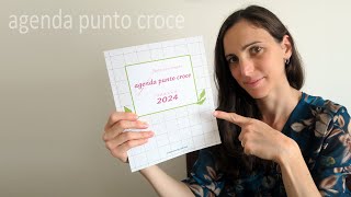 Agenda punto croce 2024 [upl. by Evslin470]