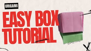 Origami Surprise Box  Pop Out Box Tutorial for Beginners [upl. by Marc]