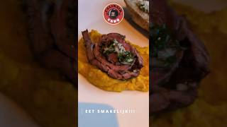 Bavette rollade met gepofte pompoen Op de Napoleon bbq pompoen barbecue grill cooking [upl. by Seabrook]