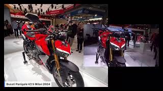 Ducati Panigale V2 et V2 S Milan 2024 [upl. by Cohbath]