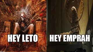 Emperor of Mankind vs Leto II Atreides  Warhammer 40k x Dune meme dub [upl. by Adiana607]