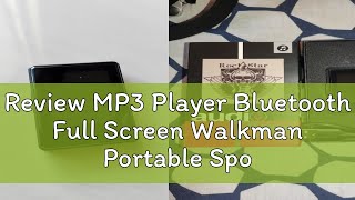 Review MP3 Player Bluetooth Full Screen Walkman Portable Sport Mp4 Video Music Player EbookRecor [upl. by Rosen]