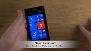 How To Take Nokia Lumia 520 Screen Shot  Capture  Print Screen [upl. by Hines]