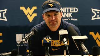 WVU HC Neal Brown After Win Over Cincinnati 11924 [upl. by Nereil577]