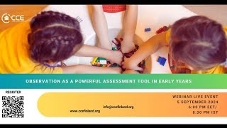 Observation as a Tool of Assessment in Early Years [upl. by Schuyler484]