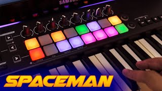 Spaceman  Hardwell Remix  Cover  Launchkey Performance [upl. by Salome8]