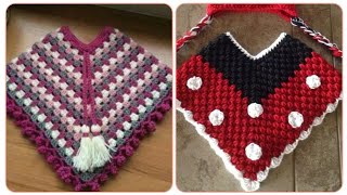 Eye  catching Crochet Baby Poncho pattern  for Spothicated Ideas [upl. by Wilber]