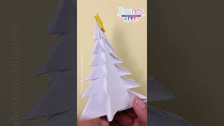 Cómo hacer un ARBOLITO DE NAVIDAD para decorar muy rápido y fácil  Origami [upl. by Lacagnia]