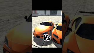 Supra Vs Bugatti Drag race [upl. by Nnylirak]