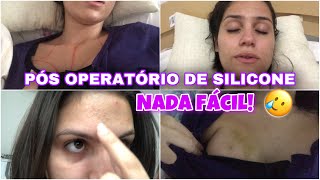 PÓS OPERATÓRIO DO MEU SILICONE  1° ao 11° dia  Vlog [upl. by Niawtna]