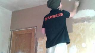 How to plaster an already plastered wall [upl. by Fusco431]